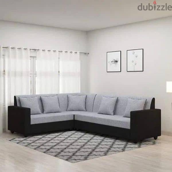 brand new model sofa l shape with bad 8