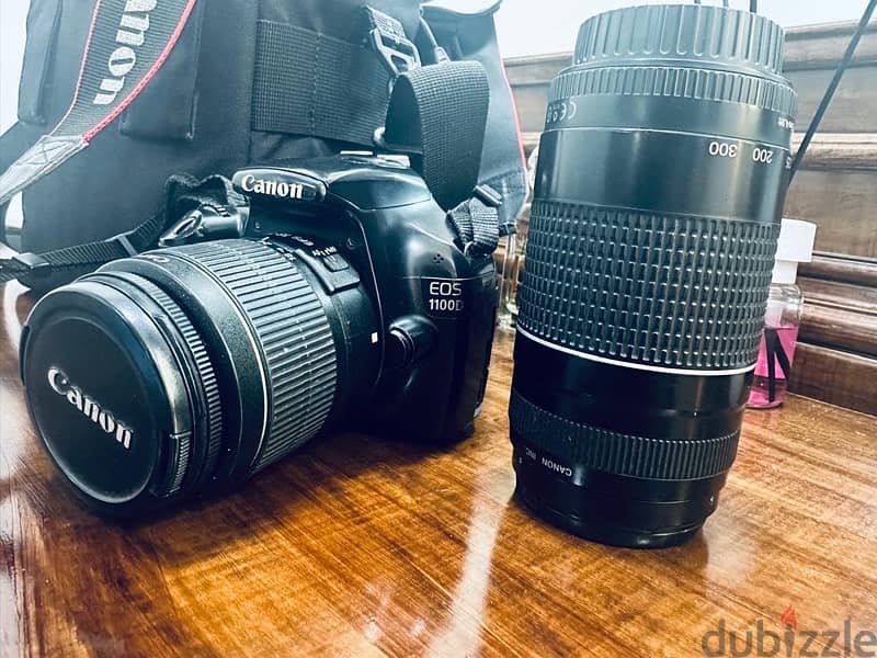 Canon DSLR 1100D with extra lens 1