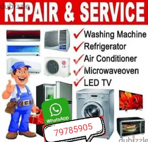 Ac fridge Automatic washing machine and rafegrater Repairing 0