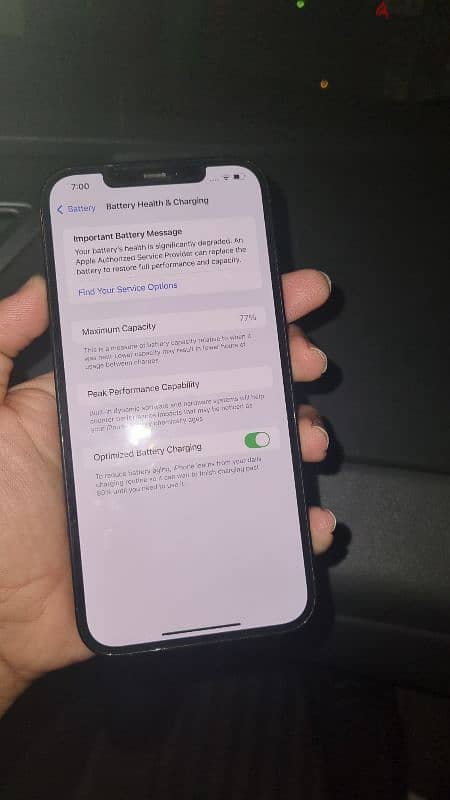 12promax 77% battery health 128gb good condition no scratches 2