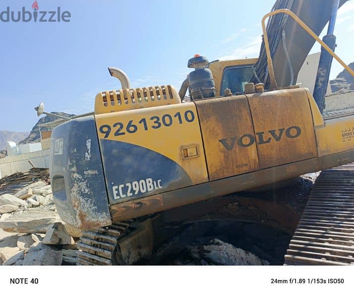 Volvo 290 with Alpha 30 Hydraulic Breaker 5