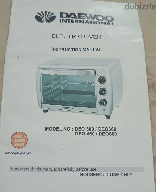 Daewoo oven 1