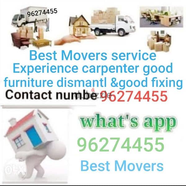 House shiffting Experience carpenter service h 0