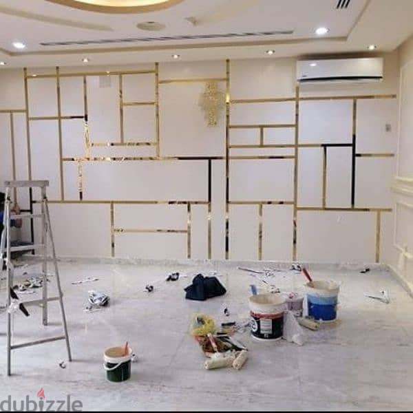 we do all type of paint work interior designing and gypsum board 2