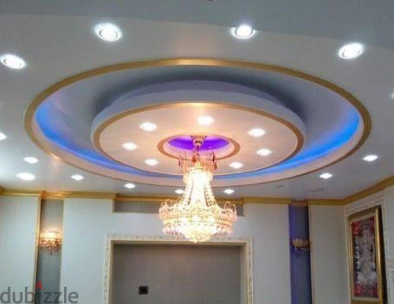 we do all type of paint work interior designing and gypsum board 4