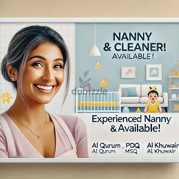 Experienced Nanny & Cleaner Available. 0