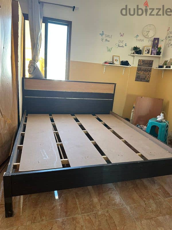 king size frame bed all in with foam 2