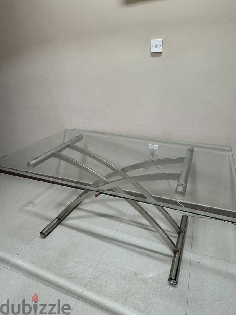 Bed & Matress 1, Glass Table 1 2