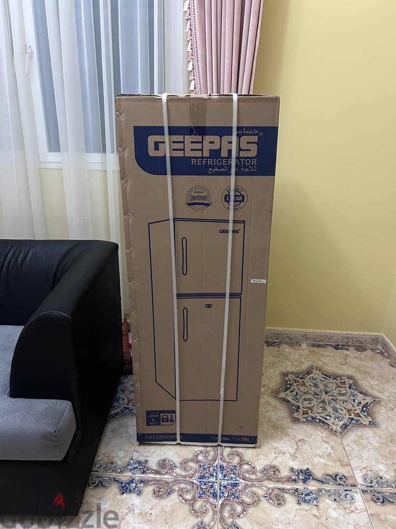 New geepas refrigerator for sale 0