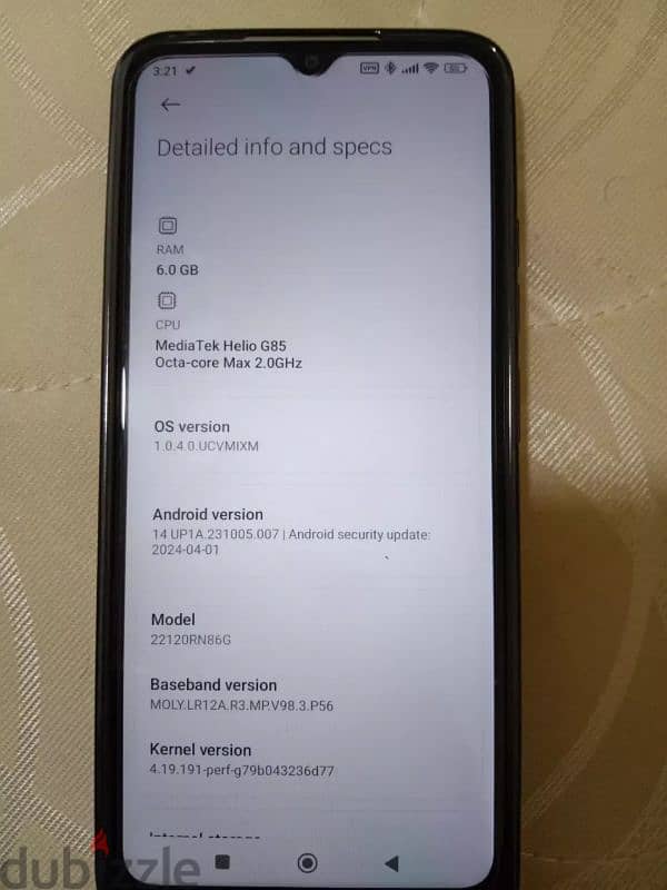 redmi 12c 6GB 128GB 5