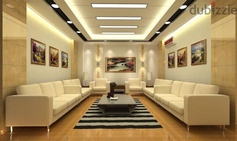 we do all type of paint work interior designing and gypsum board 2