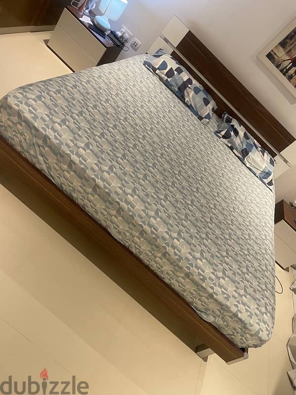 king size bed for sale without mattress 1