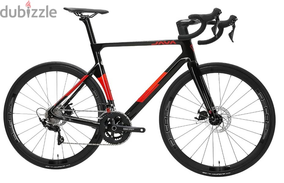 Road Bike With Shimano 22 Speed Racing Bicycle (Black/Red, 51) 300 ر. ع 4