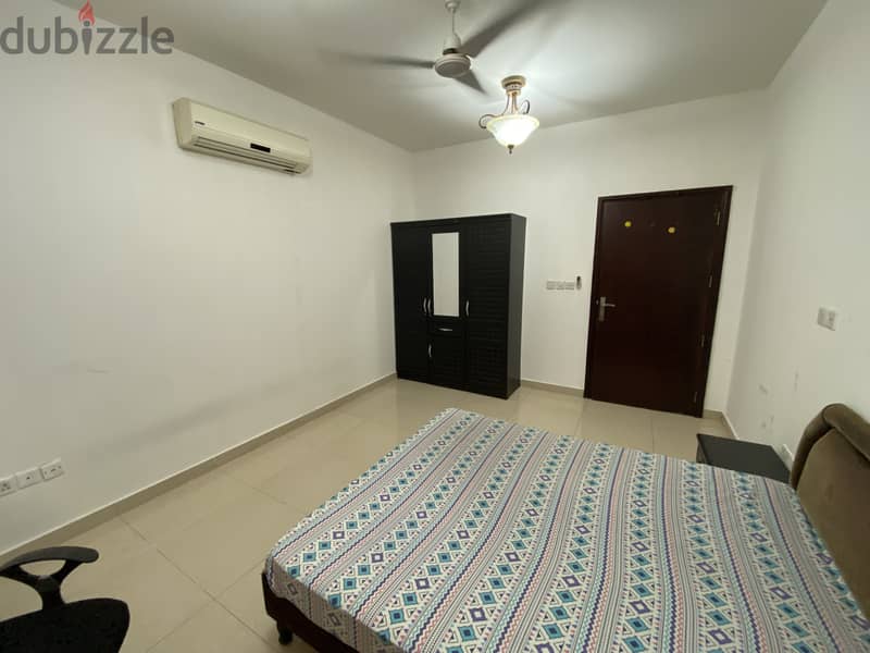 Fully furnished spacious room with private bathroom in Al Ghubra 2