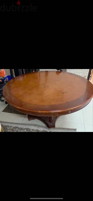 طاولة  طعام دائري  dinning table for sell 0