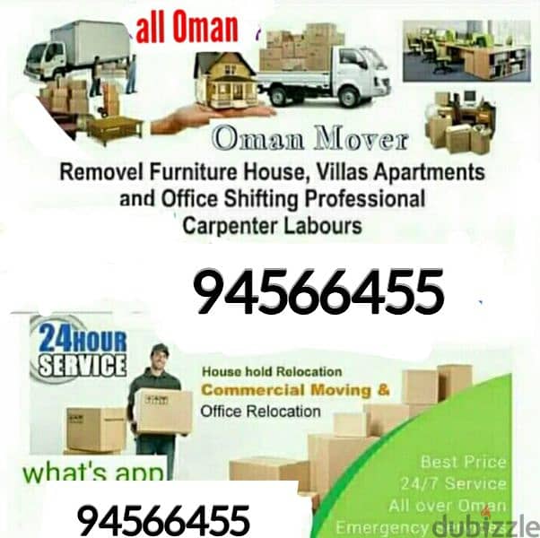 muscat furniture house shiftingg low price 0