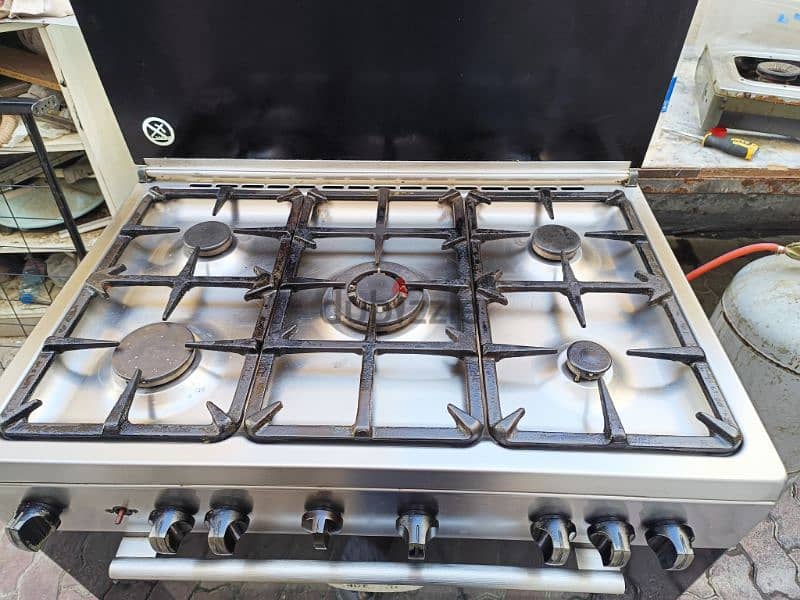 whirlpool cooking range 5 burner neit and clean 1