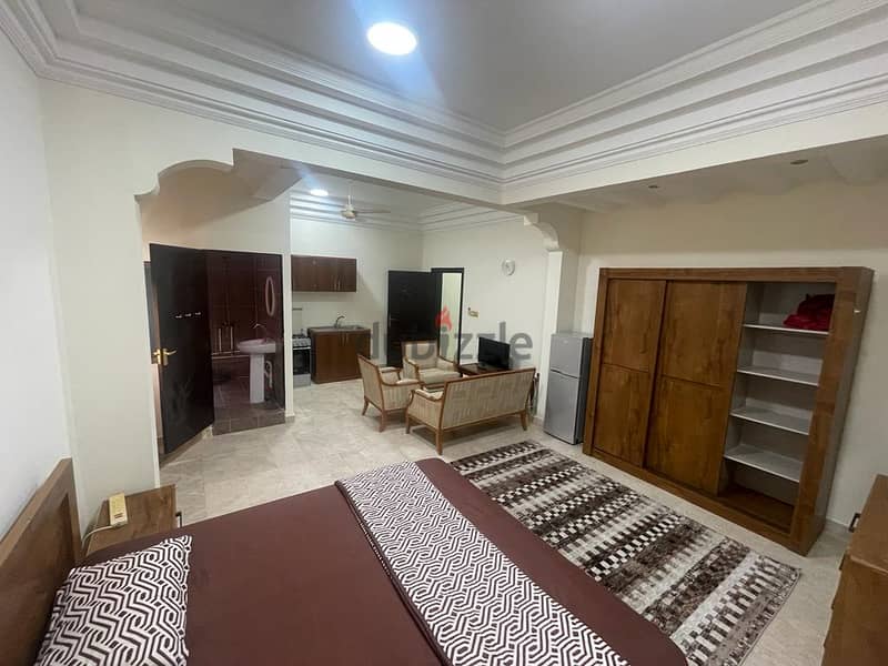 Available ! Al Khuwair Room with Attached Bathroom kitchen  fully furn 2