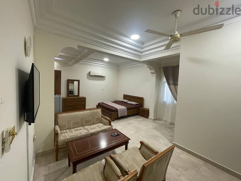 Available ! Al Khuwair Room with Attached Bathroom kitchen  fully furn 6