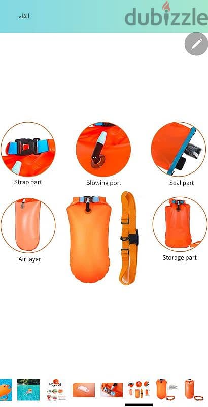 Swimming training set snorkling fins  dry bag  sea swim beach socks 10