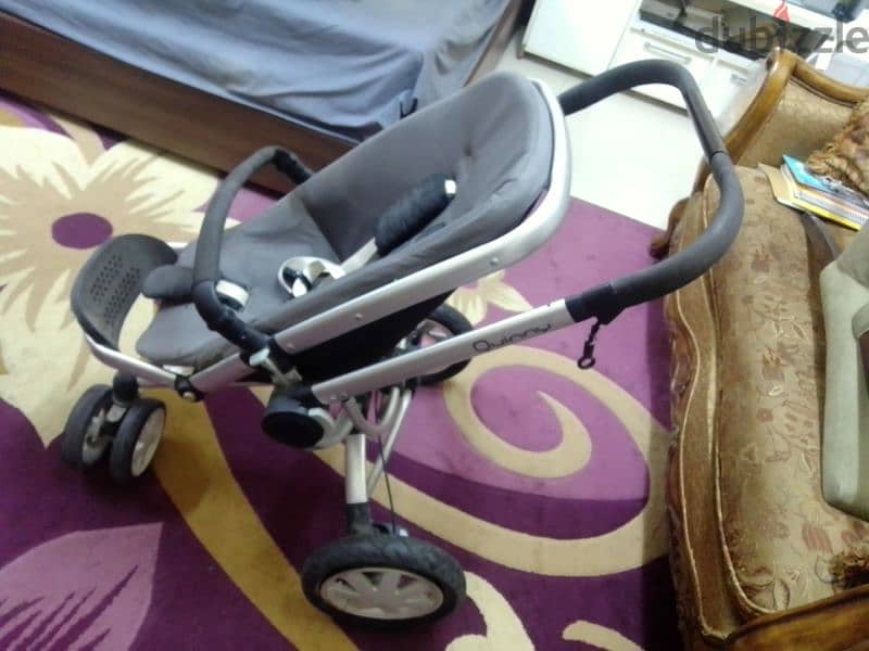 Quinny baby stroller and carrycot for sale 2