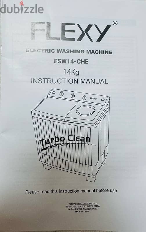 Flexy wahsing machine with dryer new have warranty 14 kg 1