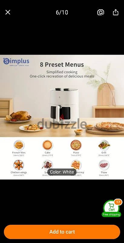 Air Fryer Simpulus 4.5 litres 3