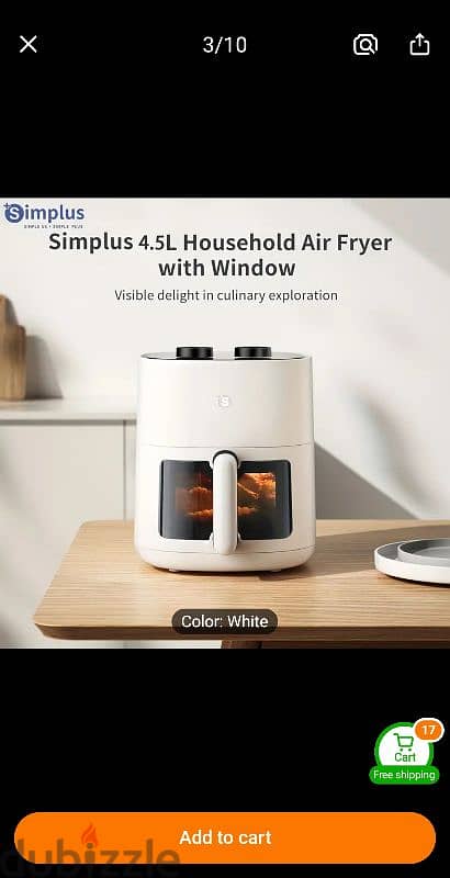 Air Fryer Simpulus 4.5 litres 6