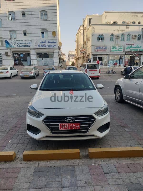 Hyundai Accent 2020 model for Rent in very Good Conditio اكسنت للايجار 0