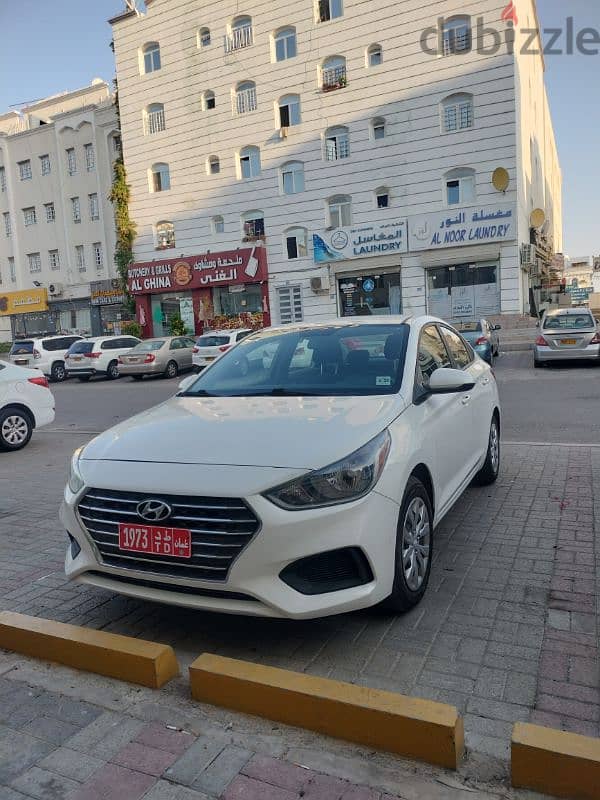 Hyundai Accent 2020 model for Rent in very Good Conditio اكسنت للايجار 1