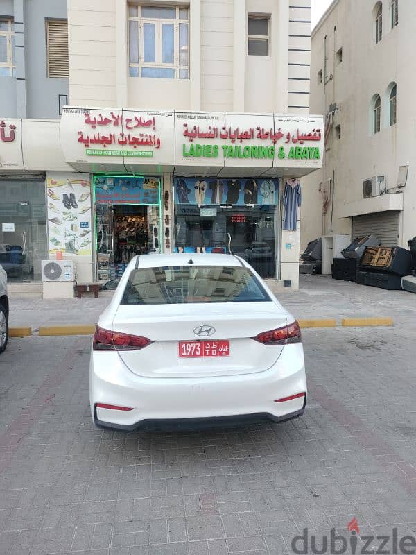 Hyundai Accent 2020 model for Rent in very Good Conditio اكسنت للايجار 4