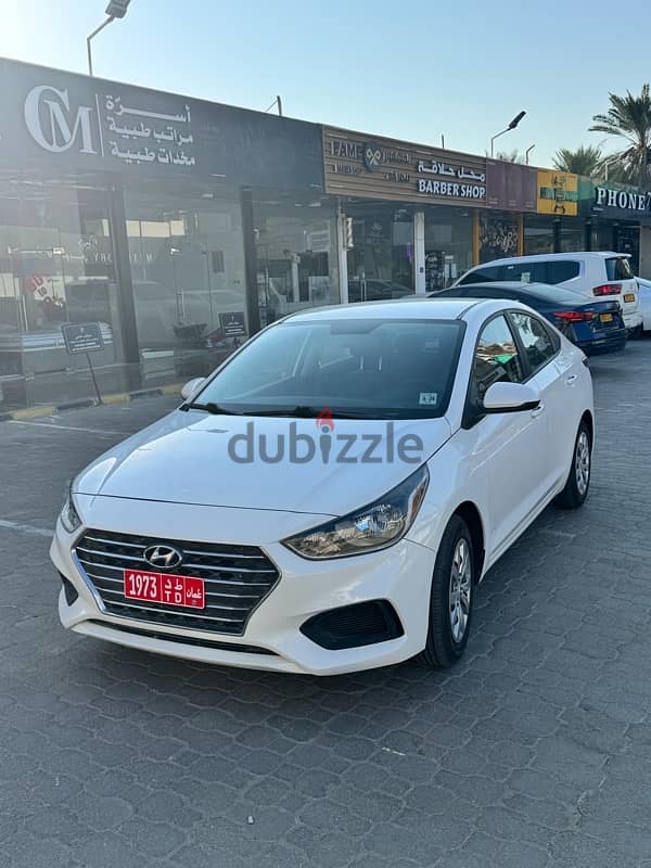 Hyundai Accent for Rent 2020 Model in v good condition اكسنت للإيجار 0