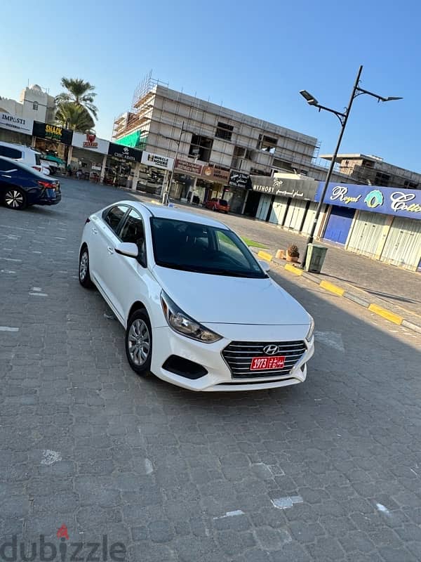 Hyundai Accent for Rent 2020 Model in v good condition اكسنت للإيجار 4