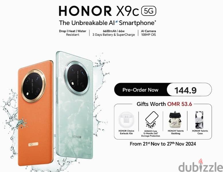 HONOUR X9b 5G 12GB+256GB Midnight Black Dual Card 0