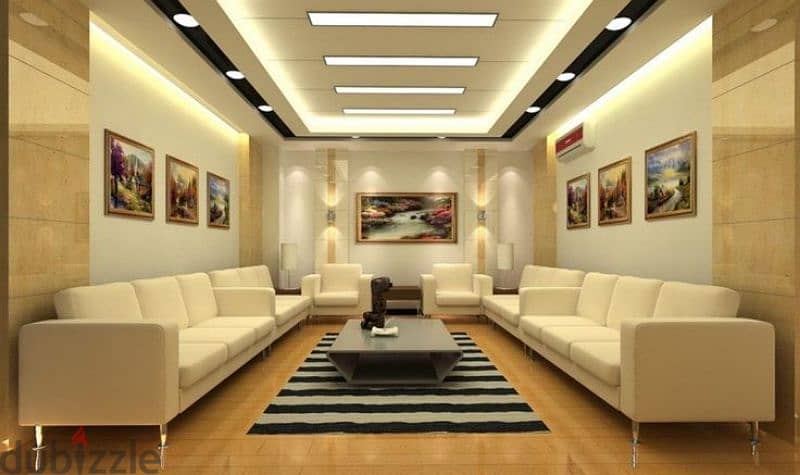 we do all type of paint work interior designing and gypsum board 1