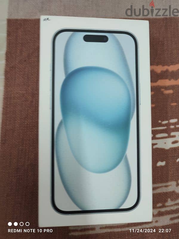 An incredible opportunity. unwanted gift iPhone15,sky blue, never used, 1