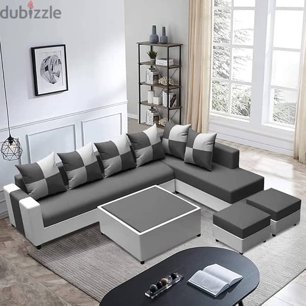 brand new model sofa l shape with bad 2