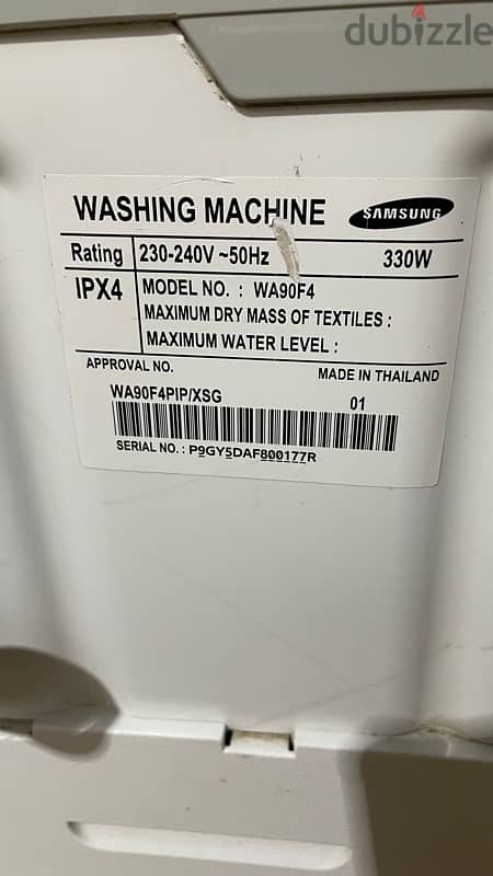 Washing Machine Fully Auto 9KG 4