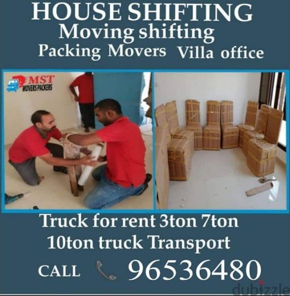 Muscat To Salalah Transport and House office villa Moving Services 0