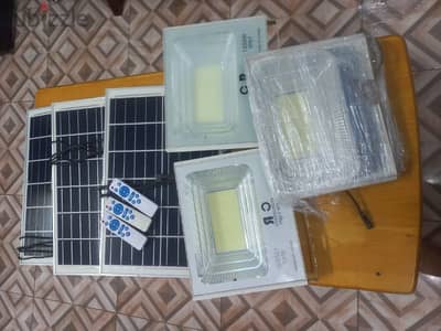 automatic solar light 3 pcs with panel and remote