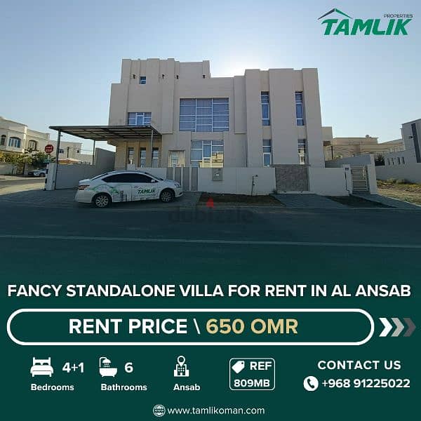 Modern villa for rent in ansab area 0