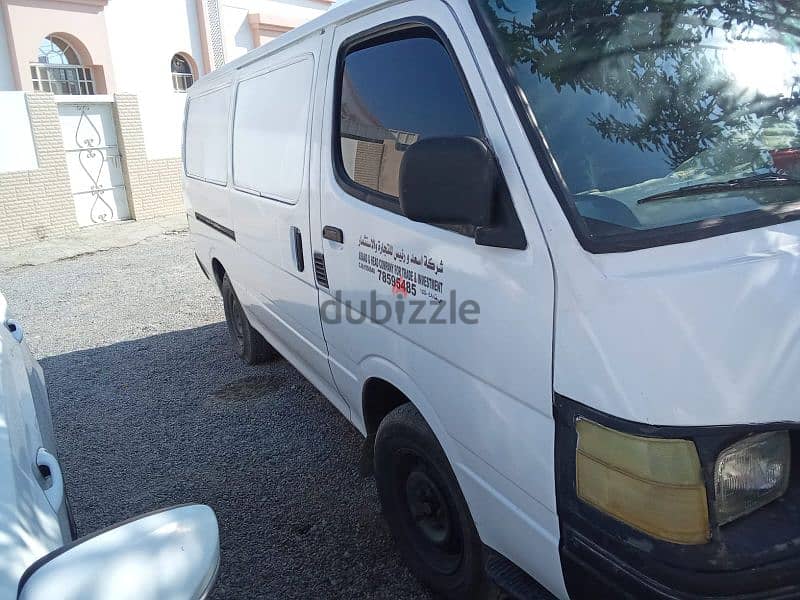 toyota hiace van  for mounthly  rent 0