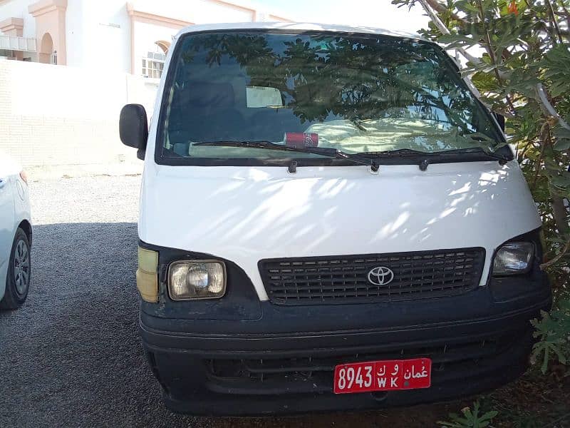 toyota hiace van  for mounthly  rent 1