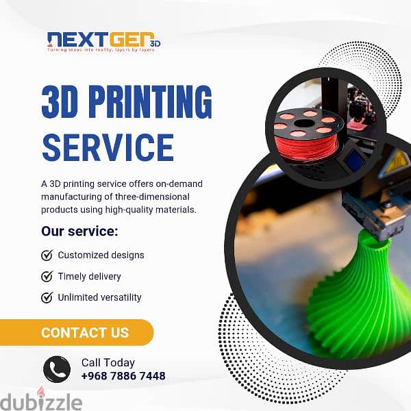 3D Printing Service available in Muscat, Oman 1