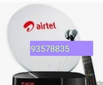 Dish Fixng and setting Airtel nilesat Arabsat Osn