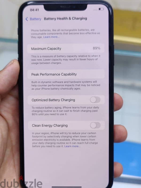 IP 11 Pro Max 256GB Battery Health 89% 4