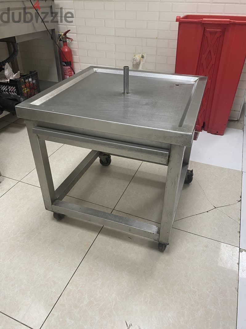 3-Burner Double Shawarma Machine and Shawarma Stand Available 1