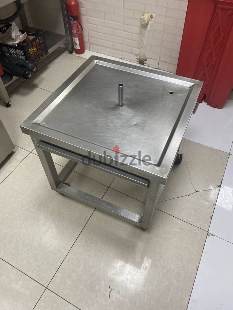 3-Burner Double Shawarma Machine and Shawarma Stand Available 2