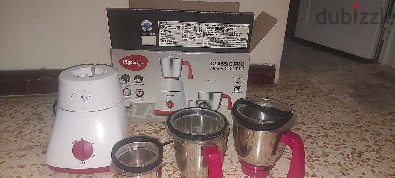 Cook Ware set,Mixer grinder, Clay pot,Glasses & Fiber plate. 2