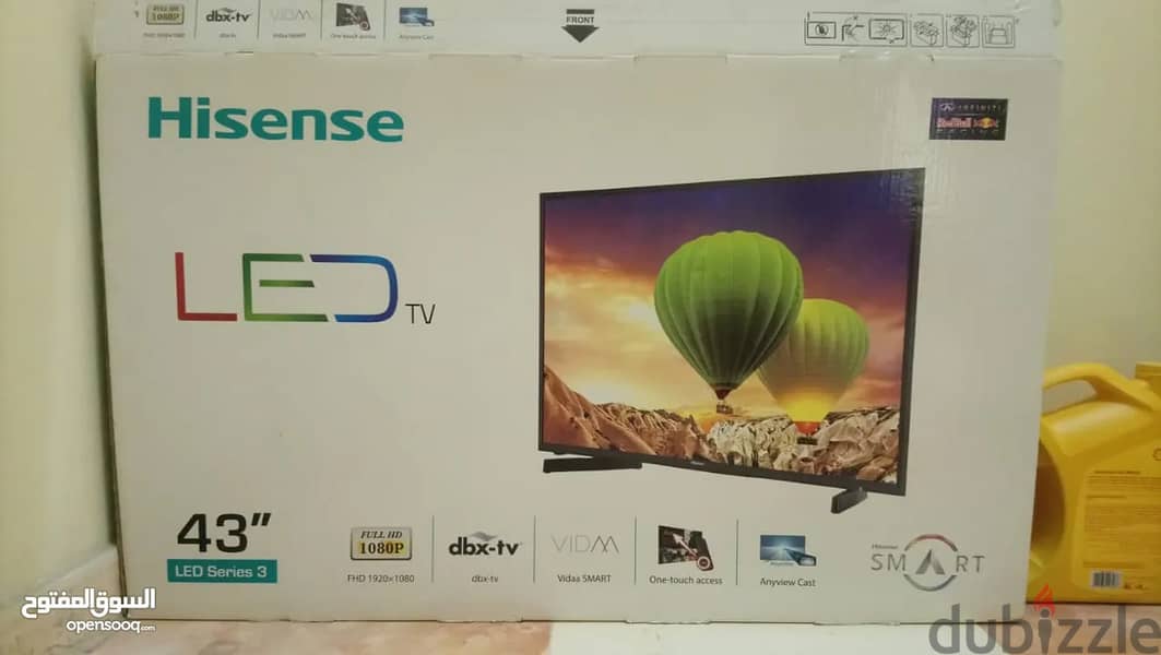 HISENSE 43 INCH SMART FULL HD TV 0